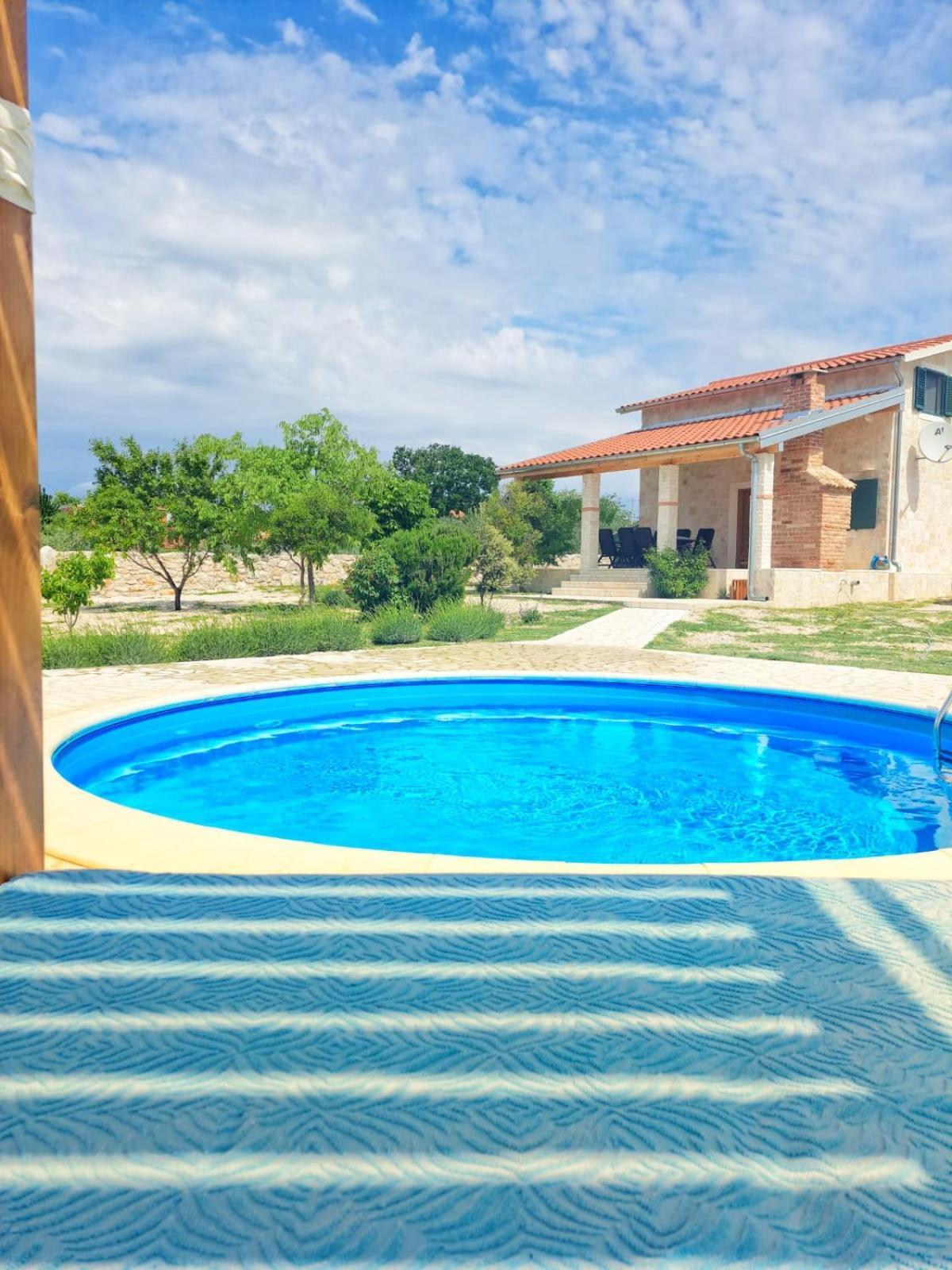 Villa Stone Pearl With Heated Swimming Pool Sveti Filip i Jakov Exterior foto